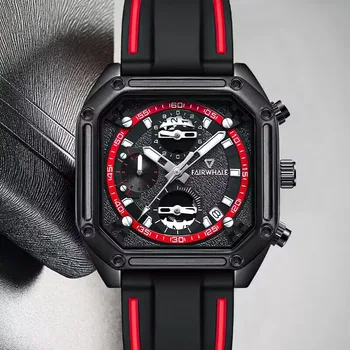 מארק Fairwhale 2023 החדשים קוורץ שעונים של גברים תלמיד ספורט מגמה כיכר השעון מתנת החג גברים עמיד במים השעון רלו 5540