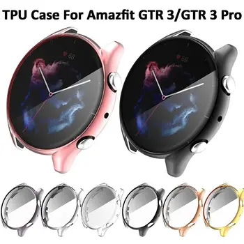 מגן מסך כיסוי עבור Amazfit GTR 3 Pro TPU כיסוי מלא לצפות במקרה GTR3 GTR 3 Pro הפגוש קצה מעטפת הגנה