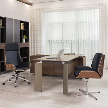 מודרני הבוס הכיסא הכיסא במשרד Reclning גבוהה בחזרה Bentwood סיבוב כיסא המחשב מיקרו סיבים עור ריהוט משרדי כורסת