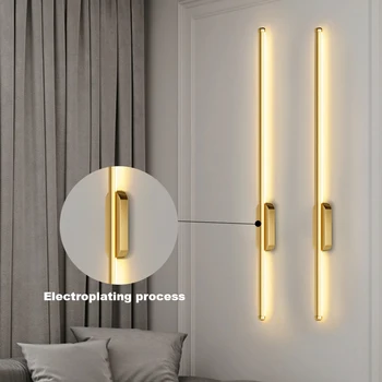 מודרני סקנדינבי מינימליסטי LED אורות קיר מנורות סלון, חדר השינה רקע מסדרון ומרפסת מקורה תאורה מנורות קיר