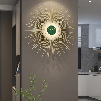 מינימליסטי שעון קיר בעיצוב יצירתי עיצוב דיגיטלי גדול מכאניים ייחודיים השעון שקט Relojes דה ונקייה הסלון Decors