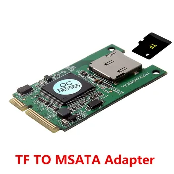 מיקרו SD TF כרטיס mSATA SSD מתאם מסוג mSATA Mini PCI-e SSD מיקרו SD TF כרטיס ממיר עבור מחשב נייד