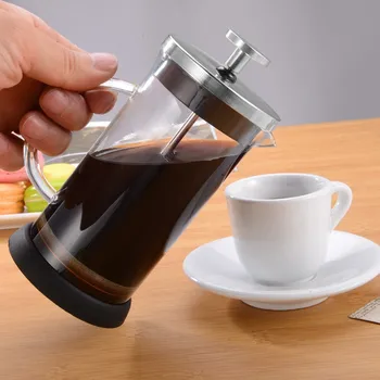 מכונות קפה ו קומקומים בר קפה אביזרים יד טפטוף קומקום Coffeeware Teaware סיר צרפתי היוצר מטבח נייד כד לחץ