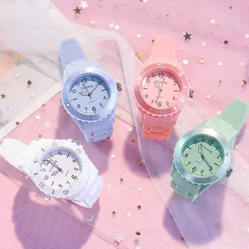 ממתקים כמה קוורץ שעון דיגיטלי אופנה טרי נשים שעוני ספורט אלקטרוני היד שעון שעוני יד רלו Mujer שעונים