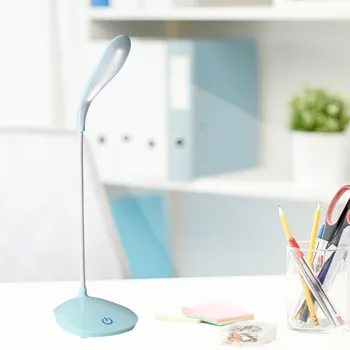 מנורת לילה עין הגנה Dimmable 360 תואר הסיבוב קריאת ספר מנורת קריאה-אור נטענת USB LED מנורת שולחן
