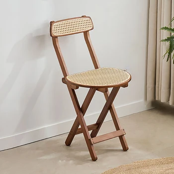 מסעדה מסוגננת בר כיסא מתקפל יוקרה מעצב האוכל כסא בר מינימליסטי טרקלין קיפול Sedie Moderne פריטים ביתיים