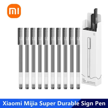 מקורי Xiaomi Mijia דיו עט ג 'ל עט סופר עמיד סימן עט שחור 10pieces להגדיר שוויץ לכתיבת המשרד 0.5 מ