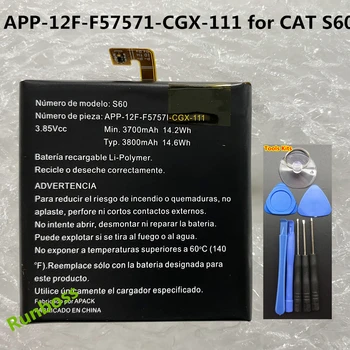מקורי באיכות גבוהה סוללה APP-12ו-F57571-CGX-111 על הזחל, חתול S60 Batteria