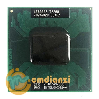 משלוח חינם נייד core T7700 מעבד Intel T7700 2.40/4M/800 המעבד הטוב ביותר באיכות הטובה ביותר מעבד