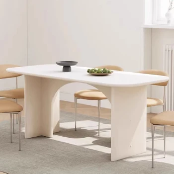 נורדי השיש שולחן האוכל יוקרה תכליתי רב תכליתי למטבח שולחן אוכל מודרני Muebles פארא Hogar מסעדה רהיטים
