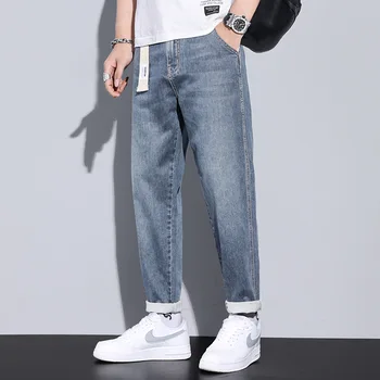 ניו ג ' ינס של גברים הקיץ חופשי ישר דק מזדמנים מכנסיים אופנתיים תכליתי מייקר גמיש מכנסיים קצוצים גברים