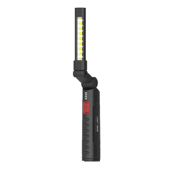 נייד פנס LED נטענת USB עובד אור מגנטי Lanterna תליית מנורה עם סוללה מובנית קמפינג לפיד