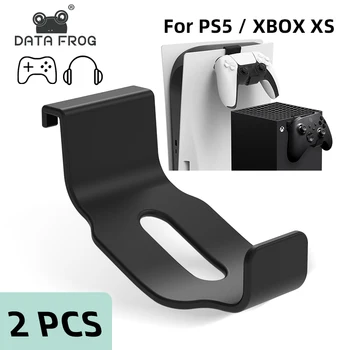 נתונים צפרדע 2 יח ' אוזניות סוגר אחסון לעמוד על PS5 מסוף אוזניות קולב בקר מחזיק עבור Xbox סדרת X אביזרים
