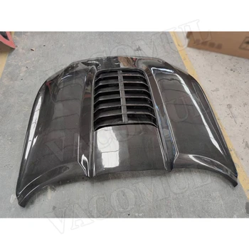 סיבי פחמן המכונית הקדמי מכסה המנוע לשקע הגריל מכסה כיסוי עבור פורד מוסטנג קופה קבריולה 2 דלתות 2015-2017 רכב סטיילינג