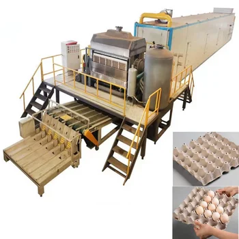 סין ביצה מגש יחידת ייצור המכונה ויוצרים עלות ביצועים גבוהים קטן ביצה מגש נייר עיסת דפוס ולאחר קבלת ציוד