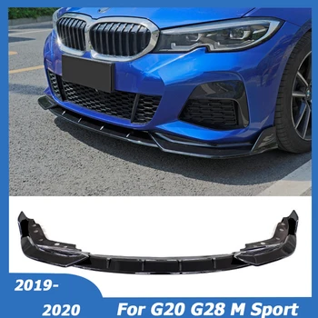 עבור ב. מ. וו סדרה 3 G20 G28 2019 2020 M ספורט M340i הפגוש הקדמי ליפ ספוילר תופעות ההסתה ספליטר ערכת גוף שומר אביזרי רכב