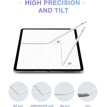 עט חרט על אפל העיפרון 2 1 עבור iPad Mini Pro אביזרים לא Bluetooth מגנטי נטען Stylus עפרונות