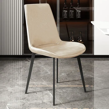 פאר מודרני האוכל כיסאות מתכת המשרד המטבח הנורדי, עיצוב כסאות אוכל סלון Sillas De Comedor ריהוט הבית WZ50DC