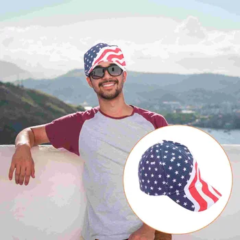 פטריוטי כובע יום העצמאות בייסבול השמלה בגדי גברים דגל ארה 