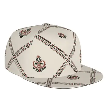 פייזלי הדפסת 3D כובע בייסבול מקרית שמש כובע אלגנטי בסגנון אתני אופנה הבמה היפ הופ נשים גברים