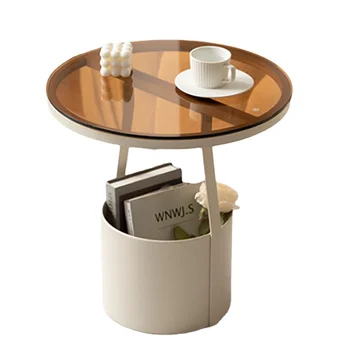 פשוט יוקרה נורדי קפה שולחן הסלון עומד ייחודי מינימליסטי שולחן קפה קטן מגש מסה Plegable ריהוט הבית