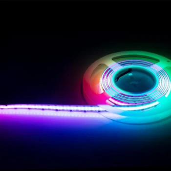 צבעוני RGBIC COB Led רצועת אור צפיפות גבוהה SK6812 WS2811 IC קסם החלום FCOB דיגיטלי למיעון LED קלטת המנורה 24V 12V 1-5m