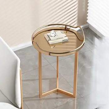 קטן במרכז שולחנות קפה טלוויזיה מודרנית מסה אחסון מבטא שולחן השינה גן Beistelltisch הרהיטים בסלון T50CJ