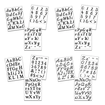 קליגרפיה האלפבית שבלונות סדרה אלבום יומן קישוט הבלטה תבנית DIY כרטיס ברכה בעבודת יד 2023 הגעה חדשה