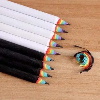 קשת עפרונות ידידותי לסביבה עפרונות ידידותי לסביבה בענן נייר עפרונות בטוח ניתן למחיקה כתיבה לילדים תלמידים