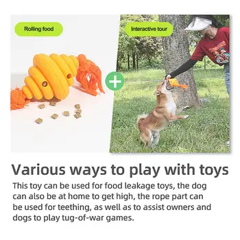 רך ללבוש עמיד כלב צעצוע רב-תפקודית צעצוע לכלב בצורת חלת דבש שיניים האוכל שחולק על משחקים חיצוני הכשרה שיניים