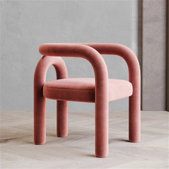 רך מעצבים סקנדינבים כסאות אוכל רצפת הסלון קפה מרגיעה האוכל כיסאות ניידים Silla Comedor ריהוט הבית YX50DC