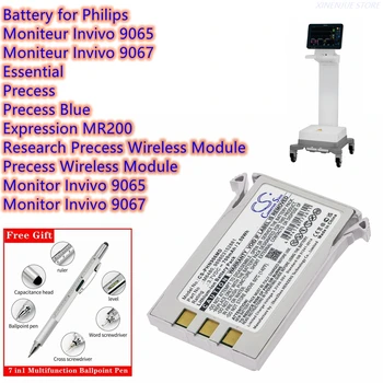 רפואי סוללה 989803152881, M6480 עבור Philips Moniteur Invivo 9065, 9067, ביטוי MR200, מחקר Precess מודול אלחוטי