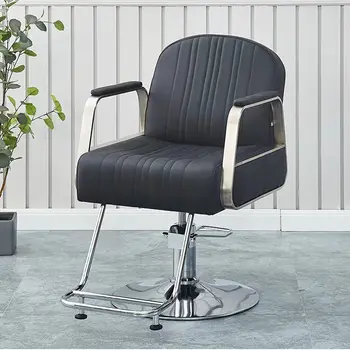 שמפו הכיסא יוקרה לשטוף קוסמטיים כורסת מתכת היופי כיסא מסתובב מתכוונן Sillas De Barberia Profesional פטיו ריהוט