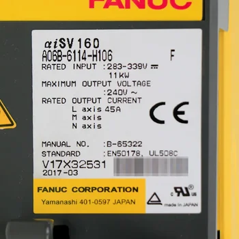 תעשייתי Fanuc A06B-6114-H106 אוטומציה בקרת סרוו דרייב